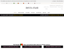 Tablet Screenshot of donnaflor.pt